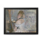 Morisot, Berthe - Woman at Her Toilette (1880) - Matte Canvas, Framed