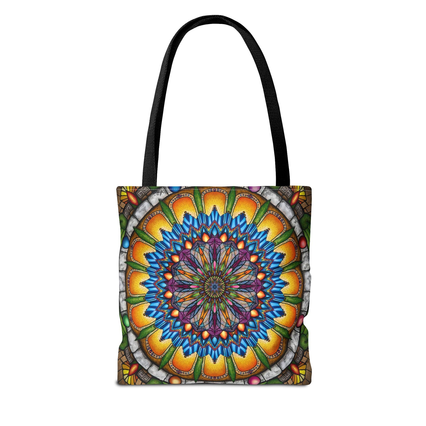 Pacio, Adam - Emerald Arrows Mandala - Tote Bag