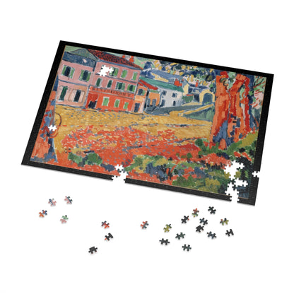 de Vlaminck, Maurice - Restaurant de la Machine à Bougival (1905) - 1000pc Jigsaw Puzzle