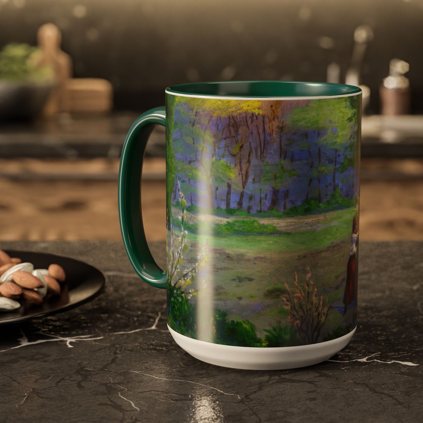 Ranson, Paul - Picking Flowers (1890) - Colorful Accent Mugs