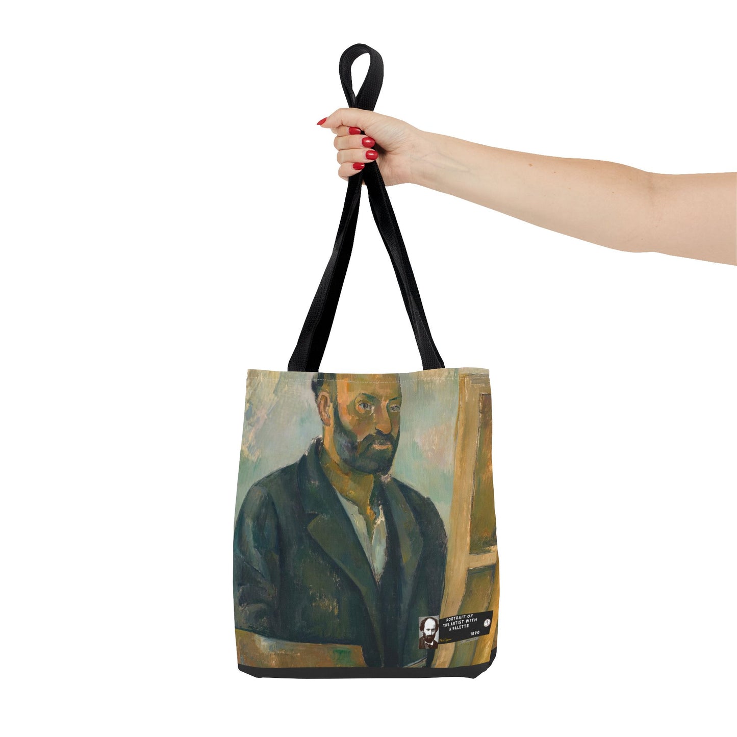 Cézanne, Paul - Portrait of the Artist with a Palette (1890) - Tote Bag