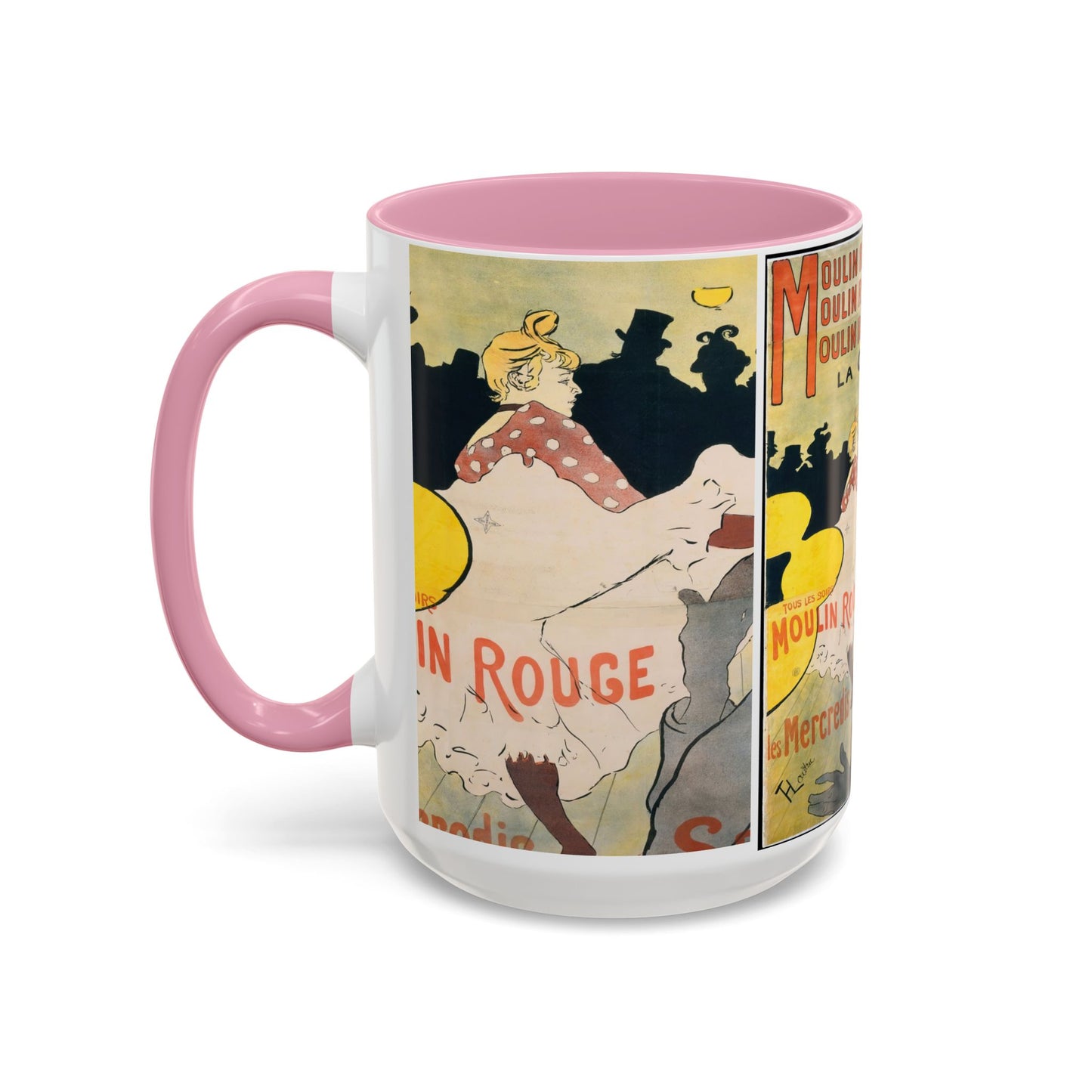 Toulouse-Lautrec, Henri - Moulin Rouge - La Goulue (1891) - Colorful Accent Mugs