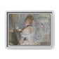 Morisot, Berthe - Woman at Her Toilette (1880) - Matte Canvas, Framed