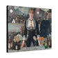Manet, Édouard - A Bar at the Folies-Bergère (1880) - Canvas Block, unframed