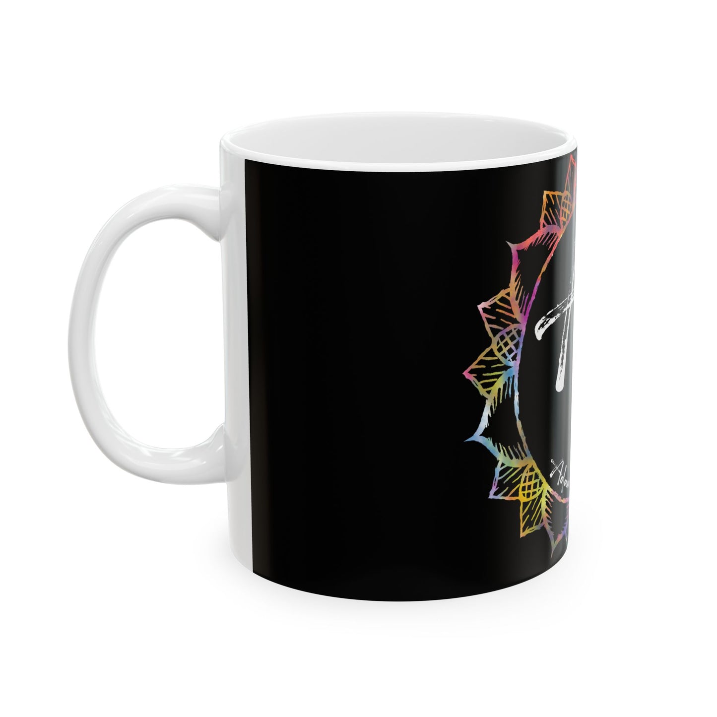 AdamPacio.com Logo - Black - Ceramic Mug