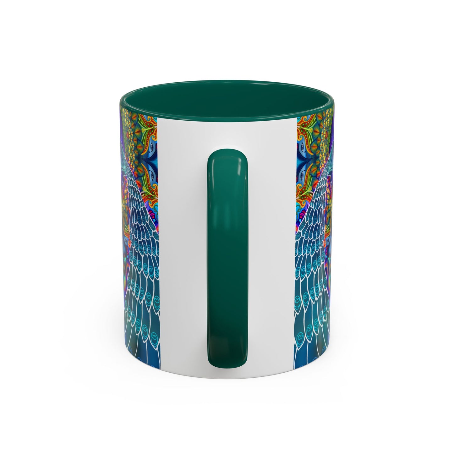 Pacio, Adam - Melek Taus Mandala - Colorful Accent Mugs