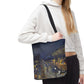 Pissarro, Camille - The Boulevard Montmartre At Night (1897) - Tote Bag