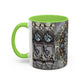 Pacio, Adam - Memento Mori Mandala - Colorful Accent Mugs