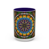 Emerald Arrows Mandala - Colorful Accent Mugs