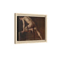 Courbet, Gustave - Study of a Nude Man (1840) - Matte Canvas, Framed