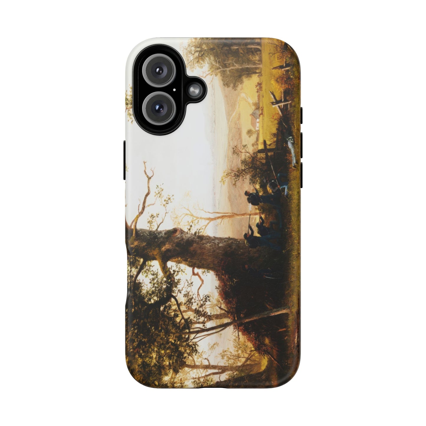 Bierstadt, Albert -  Guerrilla Warfare (1861) - Tough Phone Cases