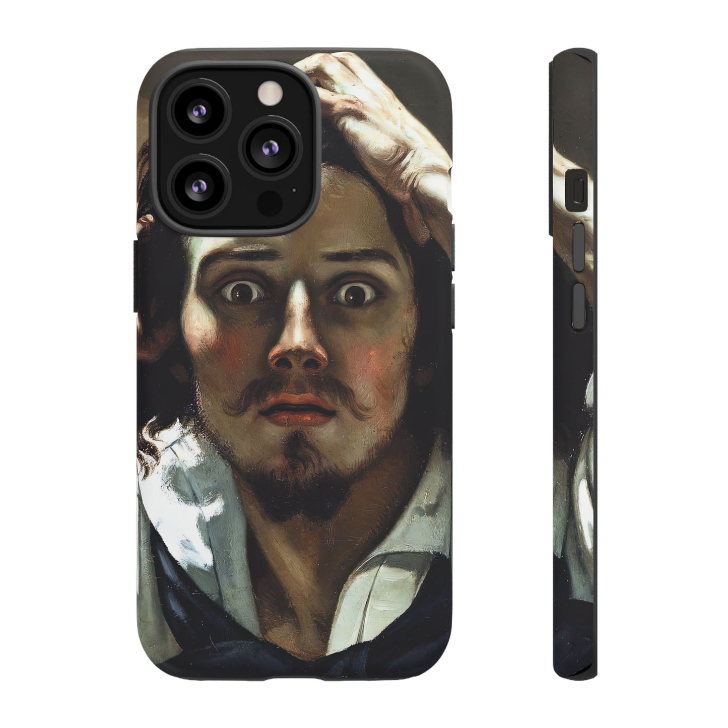 Courbet, Gustave - The Desperate Man (1843) - Tough Phone Cases