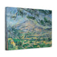Cézanne, Paul - Mont Sainte-Victoire with Large Pine (1887) - Canvas Block, unframed