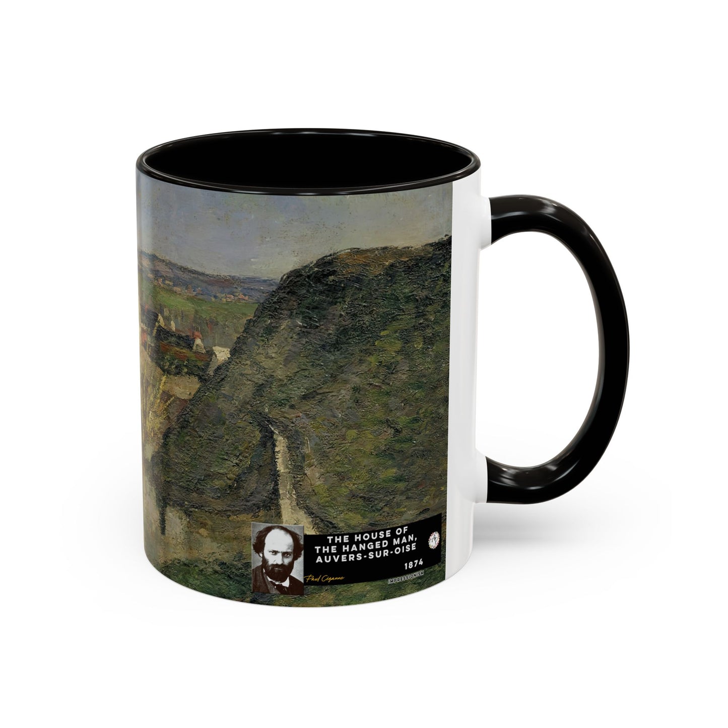 Cézanne, Paul - The House of the Hanged Man, Auvers-sur-Oise (1874) - Colorful Accent Mugs