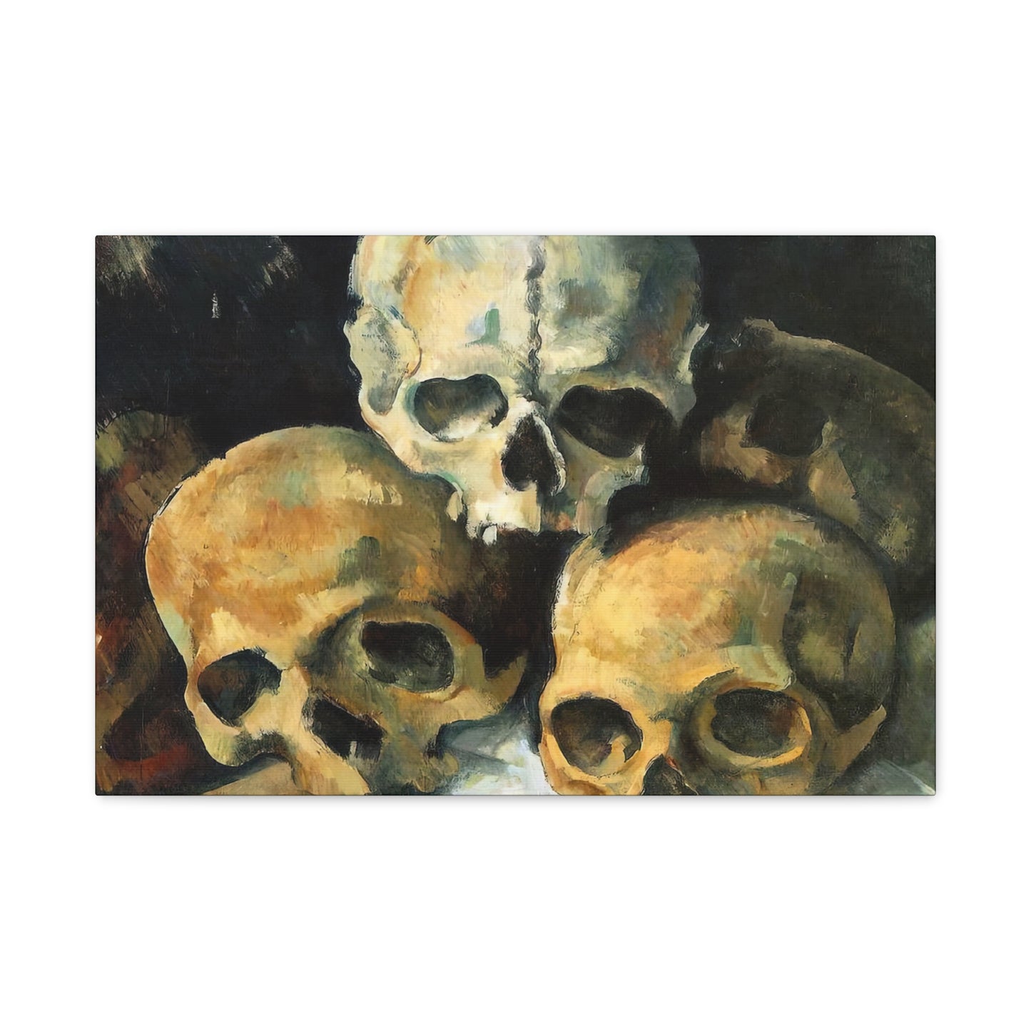 Cézanne, Paul - Pyramid of Skulls (1901) - Canvas Block, unframed