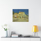 Van Gogh, Vincent - The Yellow House (1888)- Canvas Block, unframed