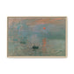 Monet, Claude - Impression, Sunrise (1872) - Matte Canvas, Framed