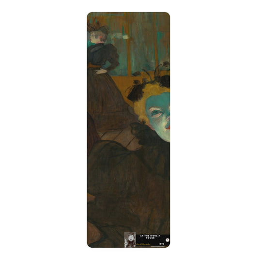 Toulouse-Lautrec, Henri - At the Moulin Rouge (1892) - Rubber Yoga Mat