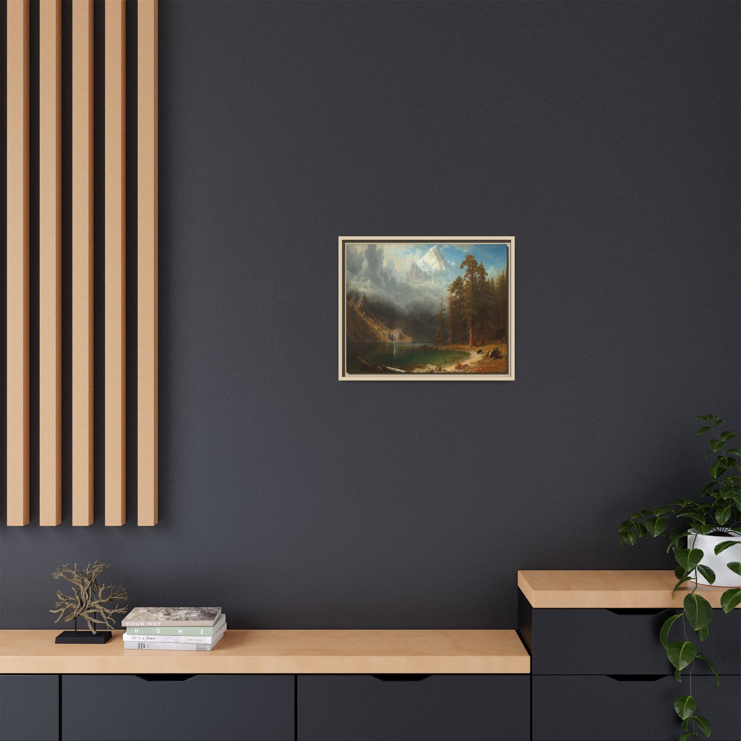 Bierstadt, Albert - Mount Corcoran (1877) - Matte Canvas, Framed
