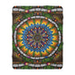 Pacio, Adam - Emerald Arrows Mandala - Sherpa Fleece Blanket