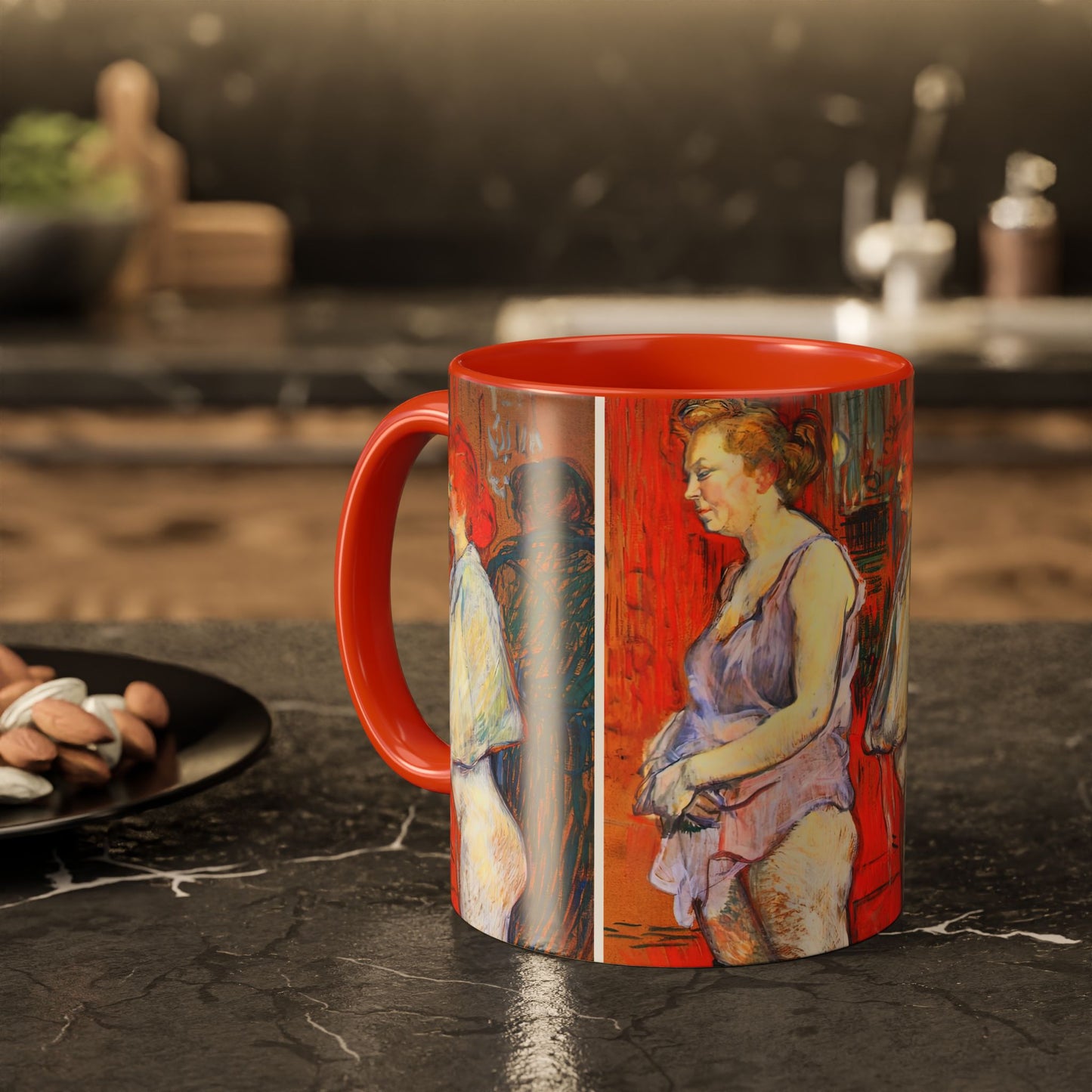 Toulouse-Lautrec, Henri - The Medical Inspection (1894) - Colorful Accent Mugs
