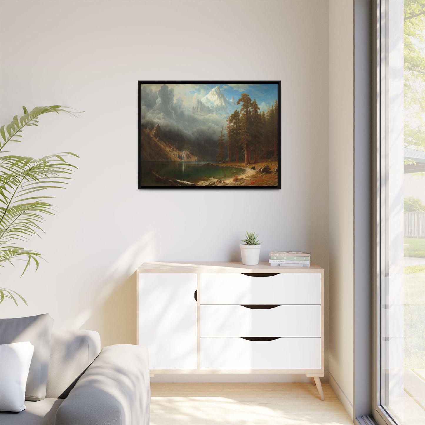 Bierstadt, Albert - Mount Corcoran (1877) - Matte Canvas, Framed
