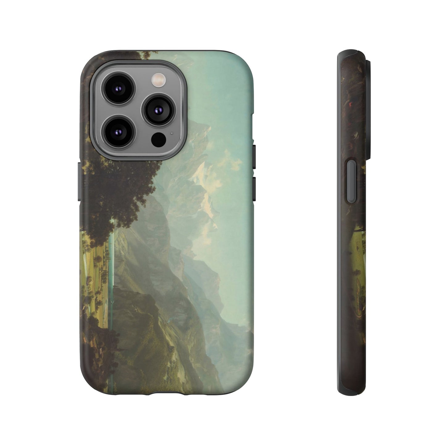 Bierstadt, Albert - Lake Lucerne (1858) - Tough Phone Cases
