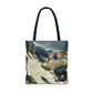 Cézanne, Paul - L’Estaque, Melting Snow (1870) - Tote Bag