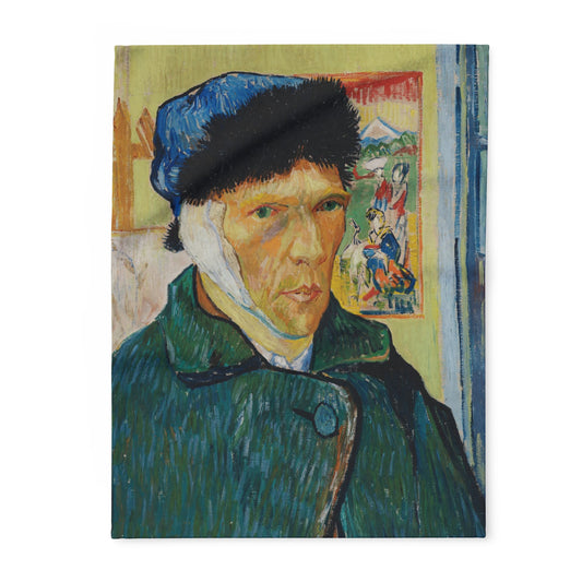 Van Gogh, Vincent - Self Portrait with Bandaged Ear (1889) - Arctic Fleece Blanket