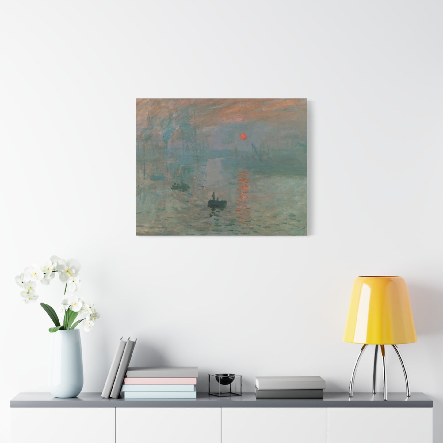 Monet, Claude - Impression, Sunrise (1872) - Canvas Block, unframed