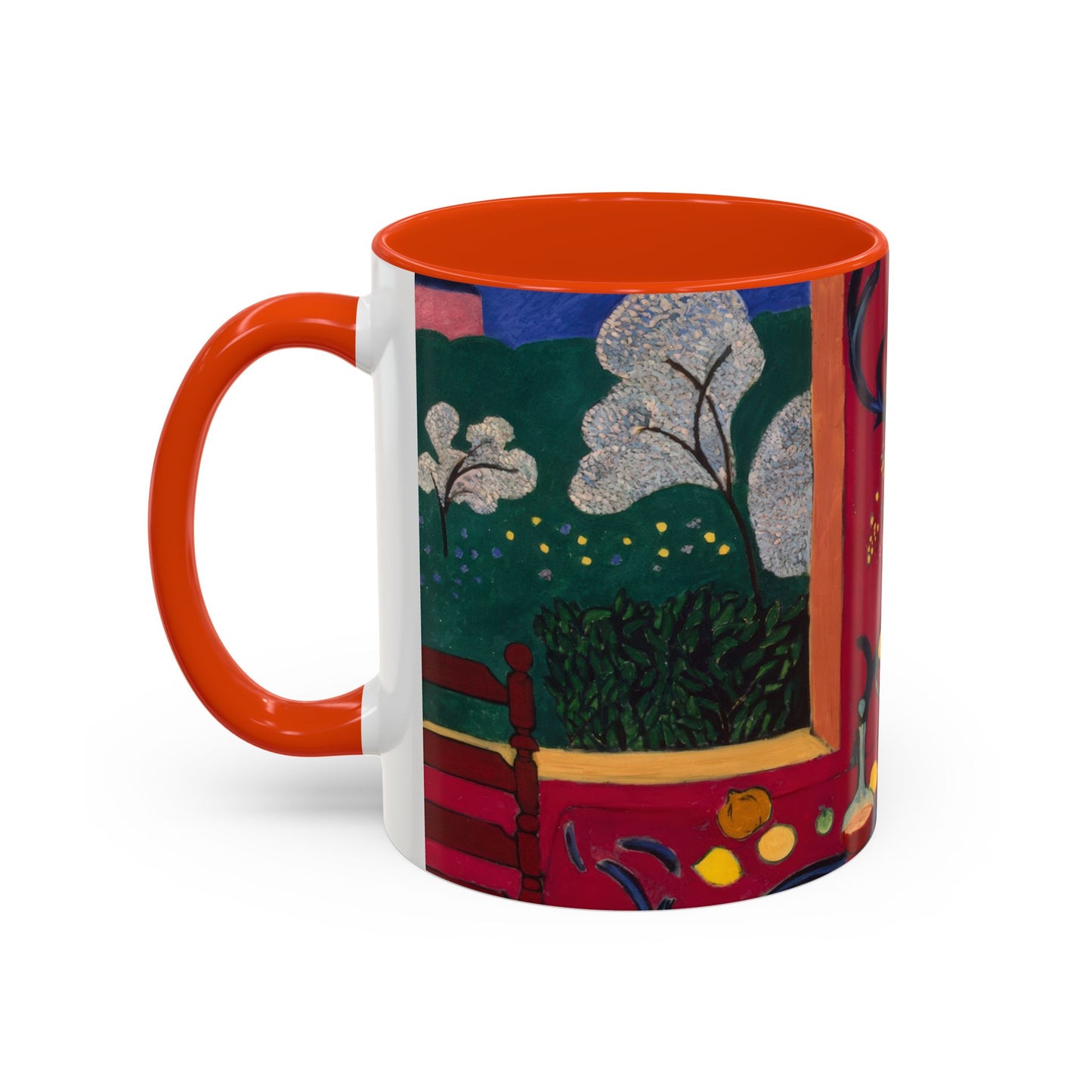 Matisse, Henri - The Dessert Harmony in Red (1908) - Colorful Accent Mugs