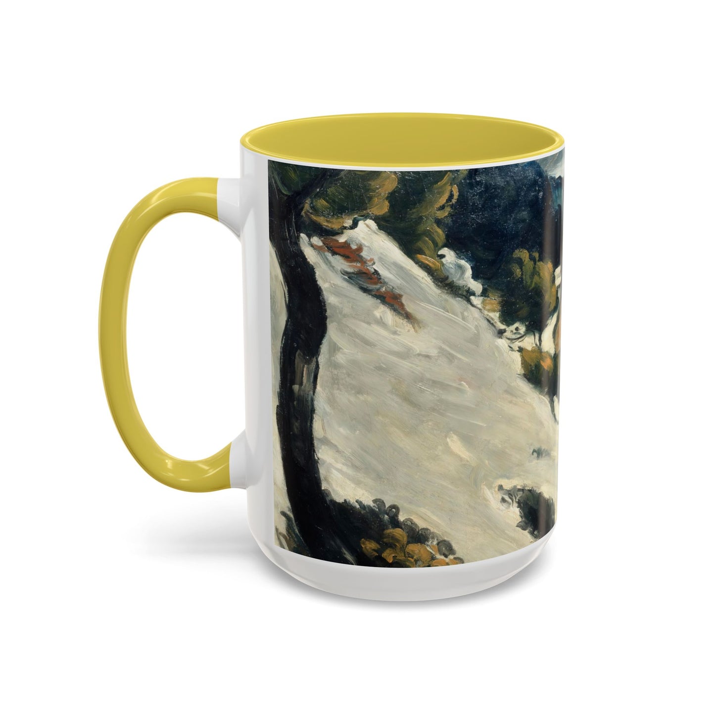 Cézanne, Paul - A Modern Olympia (1874) - Colorful Accent Mugs