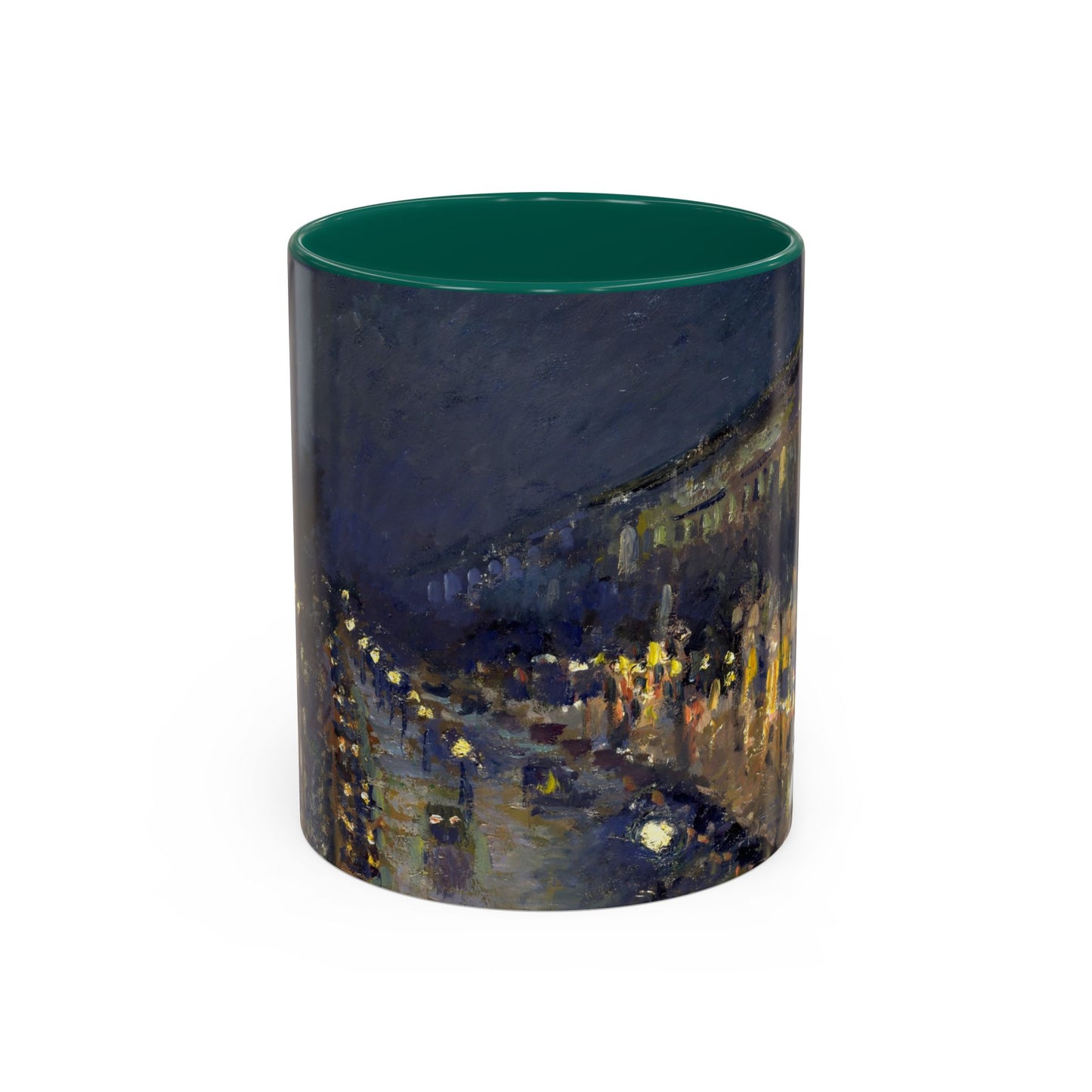 Pissarro, Camille - The Boulevard Montmartre At Night (1897) - Colorful Accent Mugs