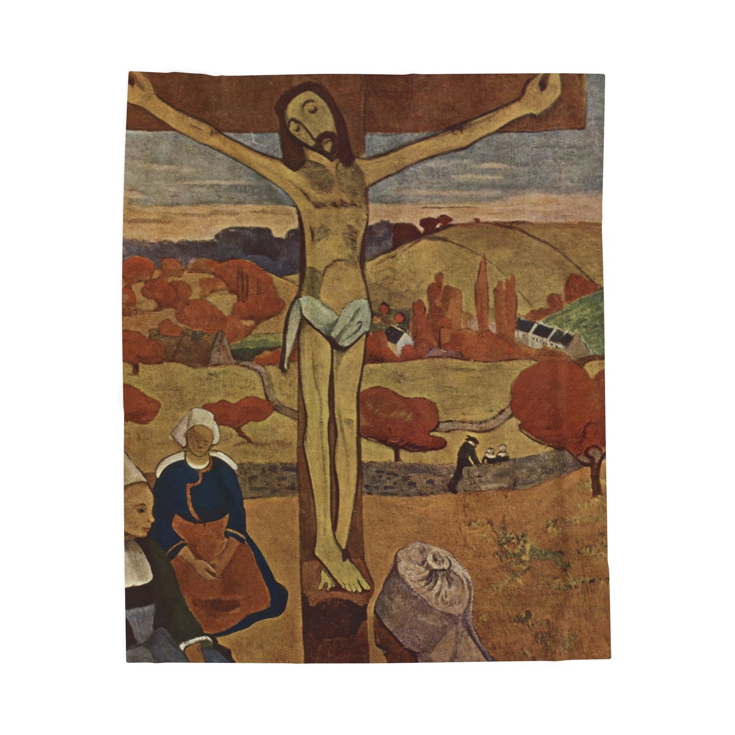 Gauguin, Paul - The Yellow Christ (1889) - Velveteen Plush Blanket