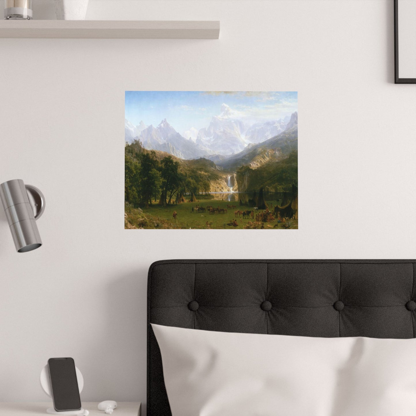 Bierstadt, Albert - The Rocky Mountains, Lander’s Peak (1863) - Satin Posters
