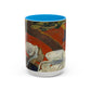 Gauguin, Paul - Vision of the Sermon (Jacob Wrestling with the Angel) (1888) - Colorful Accent Mugs