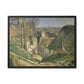 Cézanne, Paul - The House of the Hanged Man, Auvers-sur-Oise (1874) - Matte Canvas, Framed