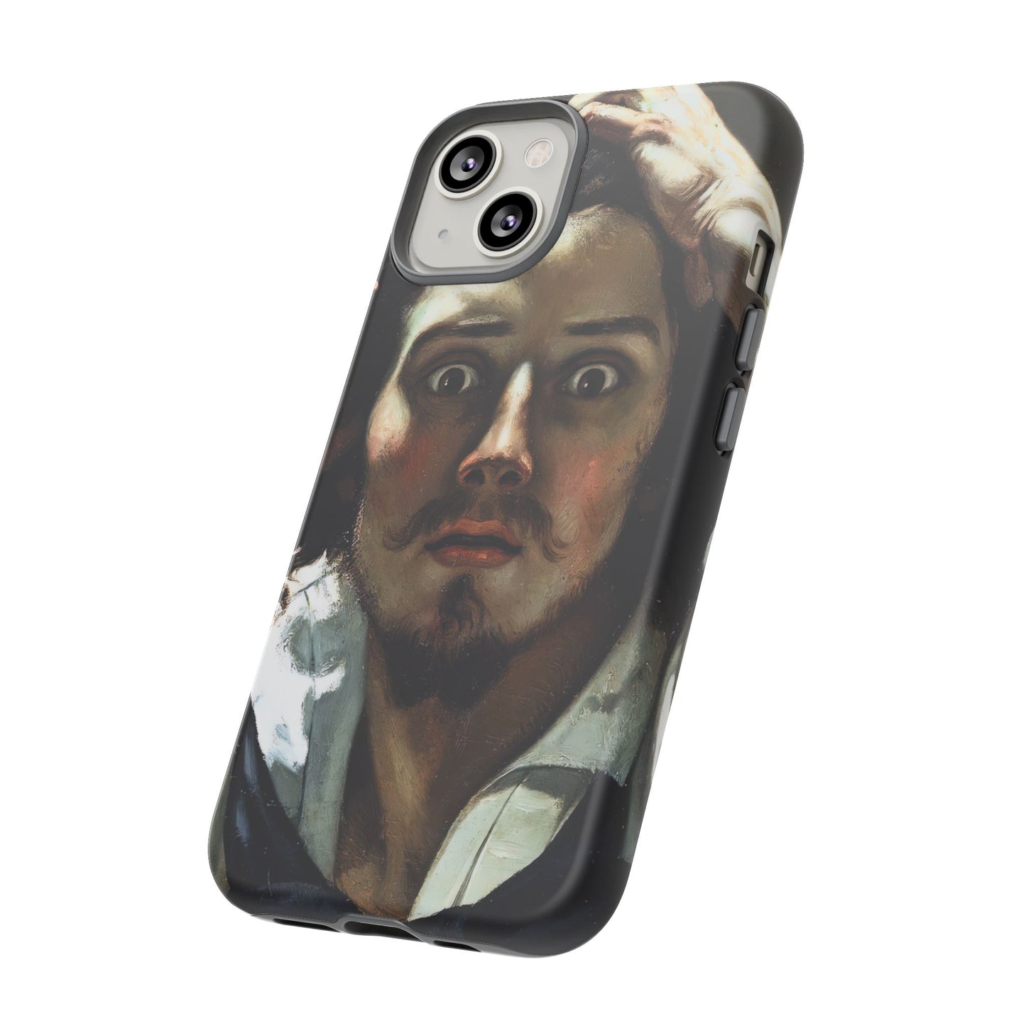 Courbet, Gustave - The Desperate Man (1843) - Tough Phone Cases