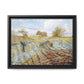 Pissarro, Camille - Hoarfrost (1873) - Matte Canvas, Framed