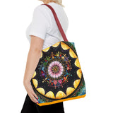 Obsidian Grandmothers Mandala - Tote Bag