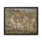 Pissarro, Camille - Red Roofs, Corner of a Village in Winter (1877) - Matte Canvas, Framed