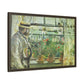 Morisot, Berthe - Eugene Manet on the Isle of Wight (1875) - Matte Canvas, Framed