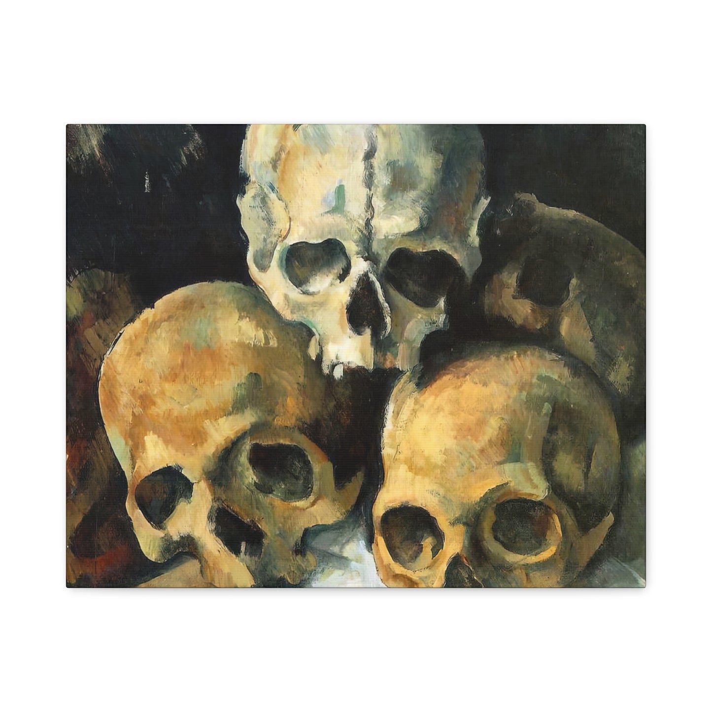 Cézanne, Paul - Pyramid of Skulls (1901) - Canvas Block, unframed