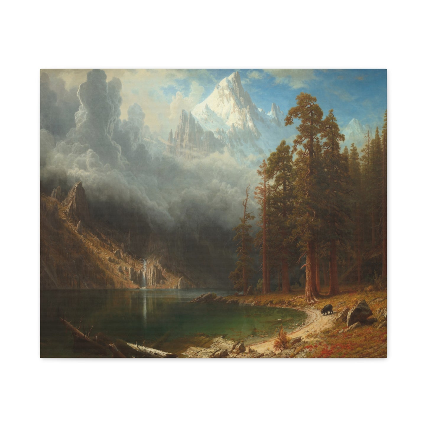 Bierstadt, Albert - Mount Corcoran (1877)- Canvas Block, unframed