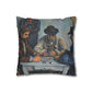 Cézanne, Paul - The Card Players (1892) - Faux Suede Square Pillowcase