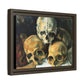 Cézanne, Paul - Pyramid of Skulls (1901) - Matte Canvas, Framed