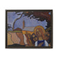 Filiger, Charles - Virgin and Two Angels (1895) - Matte Canvas, Framed