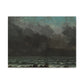 Courbet, Gustave - The Sea (1865) - Canvas Block, unframed