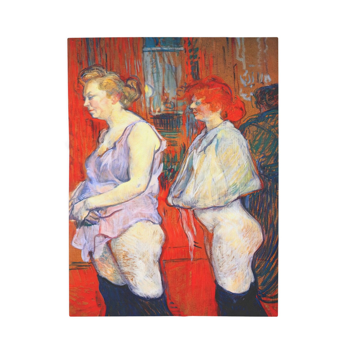 Toulouse-Lautrec, Henri - The Medical Inspection (1894) - Velveteen Plush Blanket