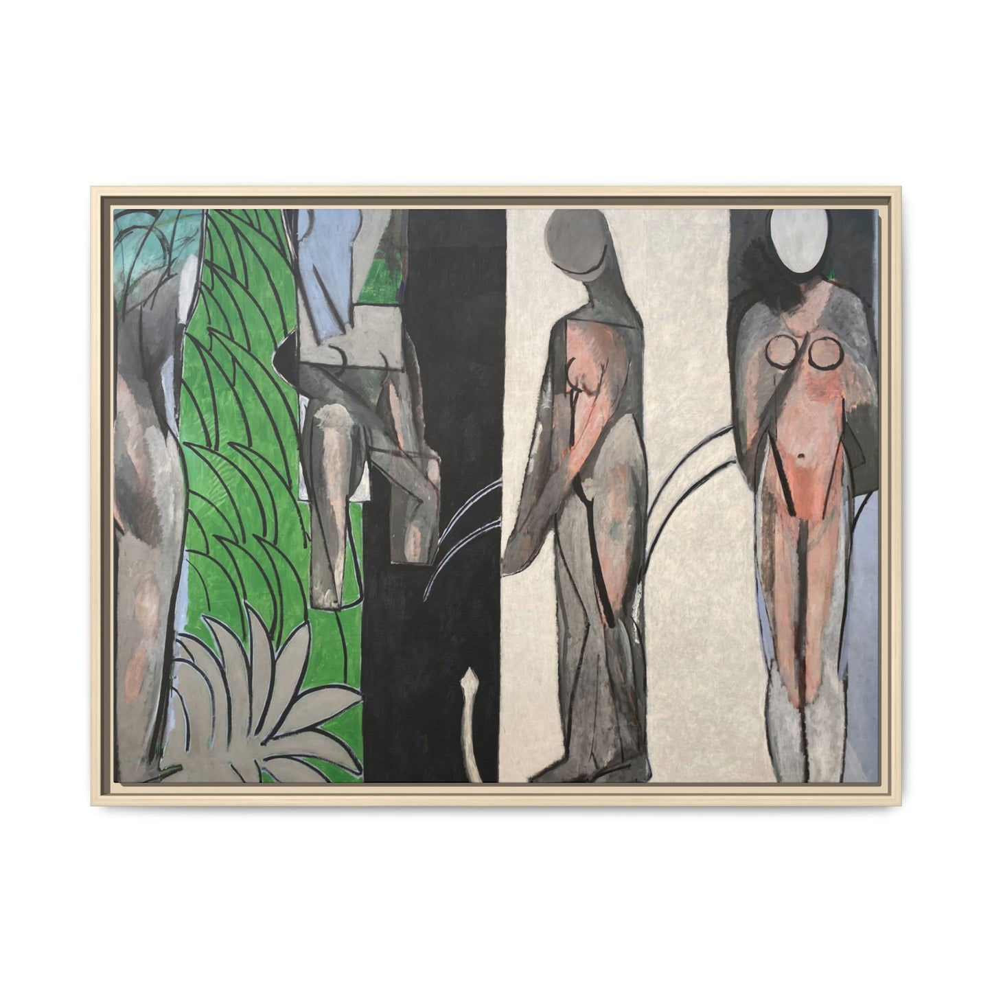 Matisse, Henri - Bathers by a River (1917) - Matte Canvas, Framed